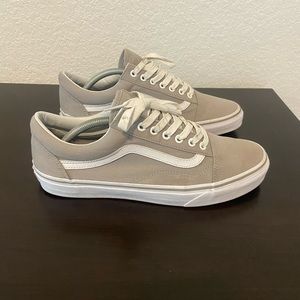 Vans Old Skool Canvas Gray size 10 used